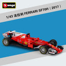Bburago 1:43 2021 F1 Mercedes-AMG W12 44 # Lewis Hamilton 77 # Valtteri Bottas Fórmula uno Simulación aleación súper juguete modelo de coche