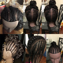 Cabeza de maniquí femenino con pelo para trenzar maniquí africano práctica cabeza de entrenamiento de peluquería cabeza de maniquí para cosmetología