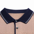 2022 Brand Short Sleeve Polo Tee Shirt Men Casual Summer Striped Men&