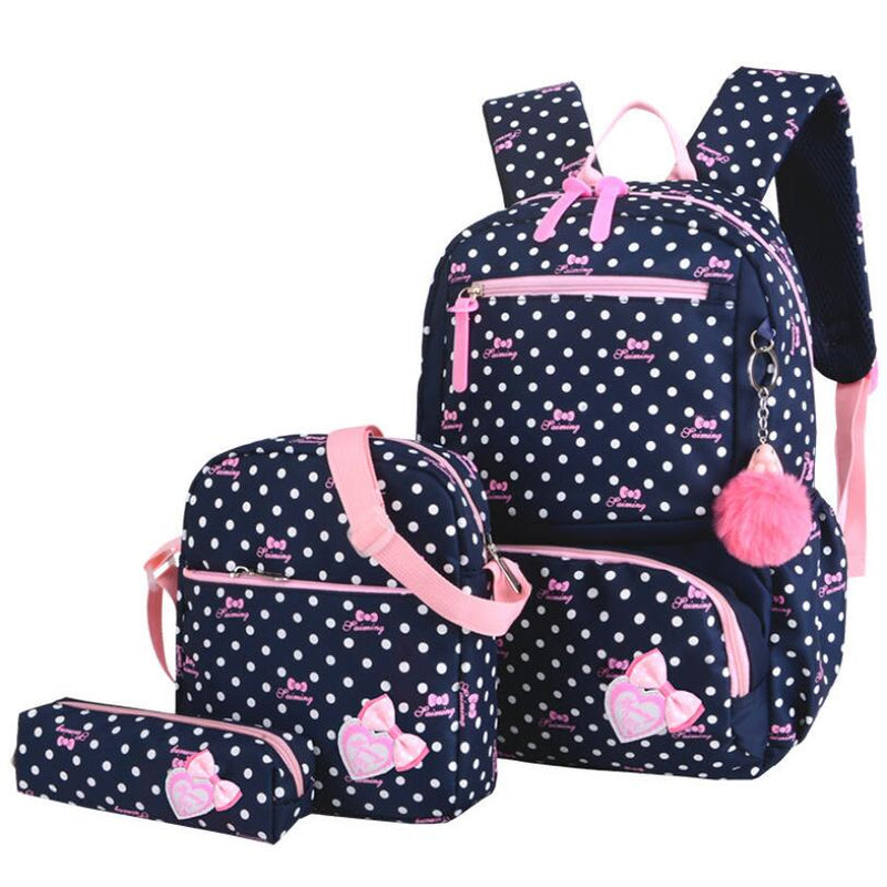 Kinder Schultaschen Mädchen Orthopädischer Rucksack Kinder Prinzessin Rucksäcke Set Schultaschen Grundschulrucksack Kinder Mochilas