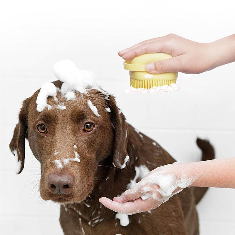 Baño cachorro perro grande gato baño masaje guantes cepillo suave seguridad silicona Mascotas accesorios para perros gatos herramientas Mascotas productos