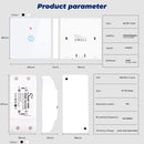 SMATRUL Tuya Smart Home APP WiFi Interruptor táctil Luz RF 433Mhz Panel de pared DIY Módulo de relé Temporizador Alexa Socket Lámpara 110-220V