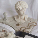 Künstlerische David Gips Kerze Silikonform David Form handgefertigte Kerze Wachsform Seifenform