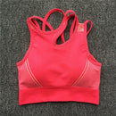 Yoga Set Women Sleeveless Sport Suit Workout Gym Clothes Fitness Sports Bra High Waist Shorts 2 Piece Utra Seamless Sportswear