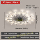 LED Lights Nordic Chandelier for Living Dining Room Bedroom Home Decoration Luxury Gold Or Black Modern Creative Hanging Lights