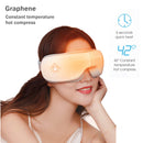 Jinkairui Smart Airbag Vibración Masajeador de ojos Calefacción Cuidado de los ojos Instrumento con música Bluetooth Alivia la fatiga Ojeras