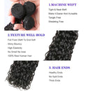 Paquetes de ondas profundas Cabello rizado profundo teje Paquetes de ondas de agua Extensiones de cabello brasileño de 30 pulgadas para mujeres negras Paquetes de cabello humano