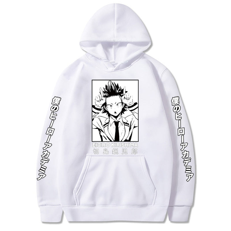 Harajuku Hoodie My Hero Academia Kirishima Eijiro Printed Men/women Hoodie Long Sleeve Sweatshirt