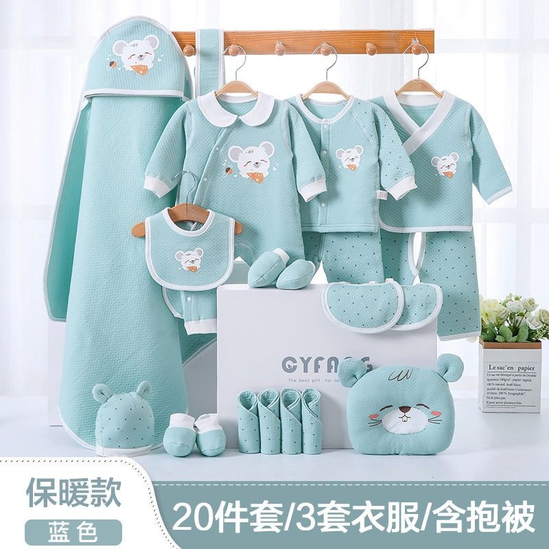 Newborn Clothes Outfits Baby Cotton Infant Clothing Suit Print NewBorn Boys Underwear Set