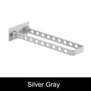 55CM Matte Black Double Towel Bars Bathroom Towel Hanger Space Aluminum Bathroom Accessories Towel Rack Towel Ring  Toilet Brush