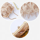 Fashion Lady Tassel Shoulder Bag Fashion Sequins Women Clutch Bag Female Metal Chain Handbag Party Purse Hasp Small bolsos X13H