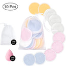 4/8/10pcs Make Up Remover Pads Washable Cleaning Cotton Reusable Face Wipes Microfiber Natural Bamboo Face Skin Care Laundry