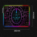 Game Mousepad RGB Personality Mathematician Digital LED Game Accessories Computer Keyboard Carpet Pad PC Notebook Gamer Desk Mat