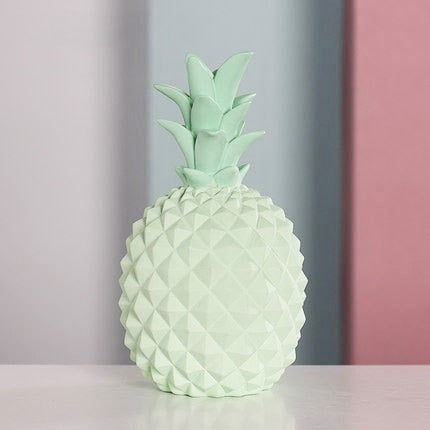 Fashion Ananas Statue Home Decoration Accessories Abstract Sculpture Desk Decor Coin Storage Box Living Room Decorative Statues