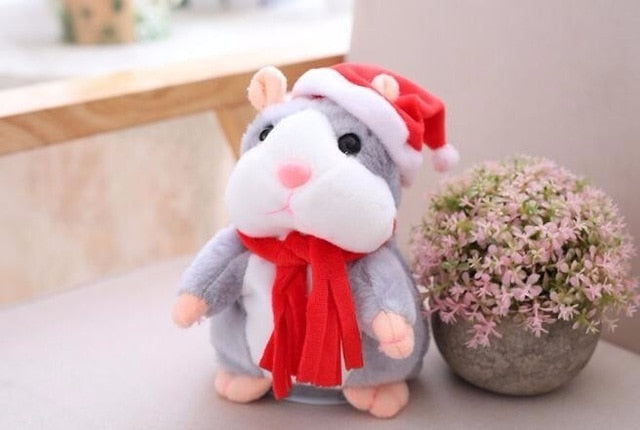 Promotion 15cm Lovely Talking Hamster Speak Talk Sound Record Repeat Stuffed Plush Animal Kawaii Hamster Toys For Children Gifts