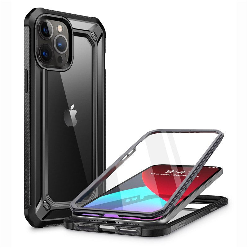 SUPCASE Für iPhone 12 Pro Max Hülle 6,7 Zoll (Release 2020) UB EXO Pro Hybrid Clear Bumper Cover MIT Eingebautem Displayschutz