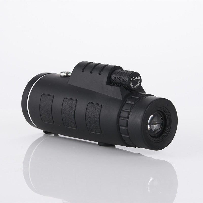 40X60 Zoom Monocular Telescope Clear Weak Night Vision Pocket Telescope With Smart Phone Holder For Camping Scope Binoculars