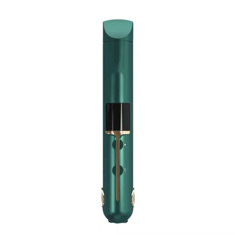 Cordless Mini Hair Straightener Curler Ceramic Fast Heating Plate Flat Irons Negative Ion Straighting Styling Tool USB Charging