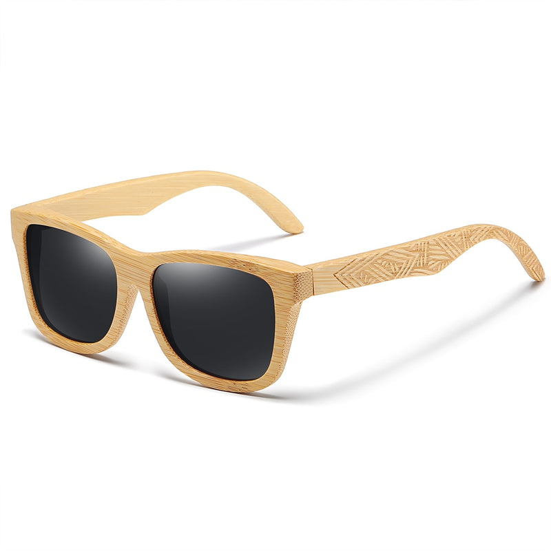 Gafas de sol de bambú de madera Natural hechas a mano con diseño de marca EZREAL, gafas de sol de lujo polarizadas de madera, gafas de sol masculinas