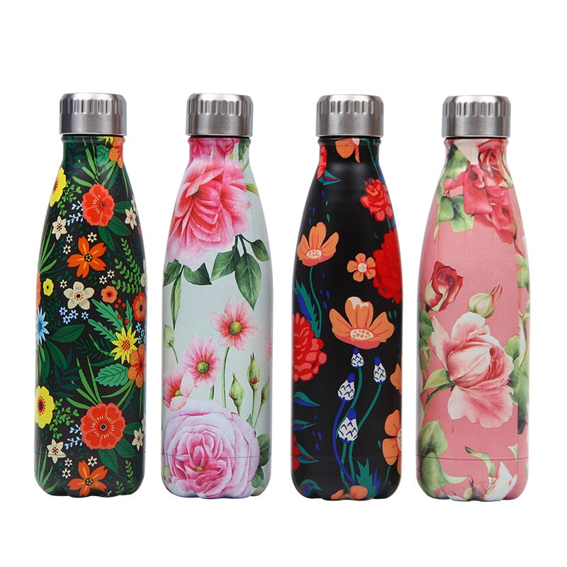 LOGO Custom Stainless Steel Bottle for Water Thermos Vacuum Insulated Cup Double-Wall Travel Drinkware Sports Flask