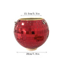 Retro Disco Ball Planter Basket Round Mirror Hanging Pot flower pot Wall Planter Pot Hangin Vase Desktop Decoration Balcony Vase