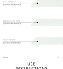 Elinfant 10pcs 3 layers microfiber cloth diaper nappy insert super absorbent 35x13.5cm fit baby cloth pocket diaper