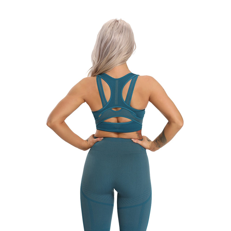 2 Piece Sports Sets workout yoga set Women&