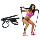 New Fitness Sport Pilates Bar Kit Gym Workout Stick Pilates Exercise Bar Kit with Resistance Band Body Building Puller Yoga Rope