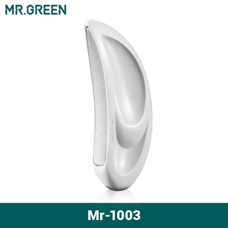 MR.GREEN Professional Nail Files Curved And Stainless Steel Rubbing Surface With Ergonomic ABS Resin Manicure Files