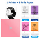 Phomemo Mini Printer M02 Thermal Sticker Label Machine Handheld Wireless Pocket Photo Print for Android IOS Phone Printing