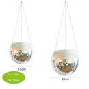 Retro Disco Ball Planter Basket Round Mirror Hanging Pot flower pot Wall Planter Pot Hangin Vase Desktop Decoration Balcony Vase