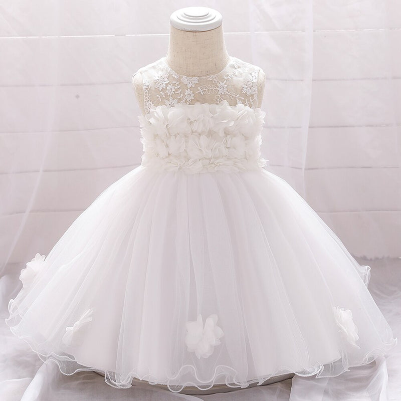 Vestidos de fiesta para niñas pequeñas, vestido de bebé para niñas, vestido de princesa de cumpleaños de 1 año, vestido de bautizo, Vestidos de bautismo infantil, ropa