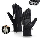 Motorcycle Gloves Moto Gloves Winter Thermal Fleece Lined Winter Water Resistant Touch Screen Non-slip Motorbike Riding Gloves