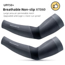 ROCKBROS Cycling Ice Fabric Running Camping Arm Warmers Basketball Sleeve Arm Sleeve Outdoor Sports Sleeves Summer Safety Gear