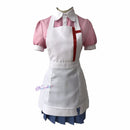 Mikan Tsumiki Cosplay Anime Danganronpa Dangan Ronpa 2 Cosplay disfraz mujer conjuntos Halloween fiesta vestido peluca