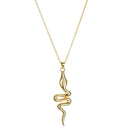 ANDYWEN 925 Sterling Silver Long Chain Gold Big Snake Pendant Luxury Necklace 2021 Fashion European Rock Punk Large Jewelry