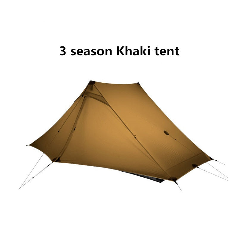 3F UL GEAR LanShan 2 pro 2 Person Outdoor Ultralight Camping Tent 3 Season Professional 20D Nylon Both Sides Silicon Tent