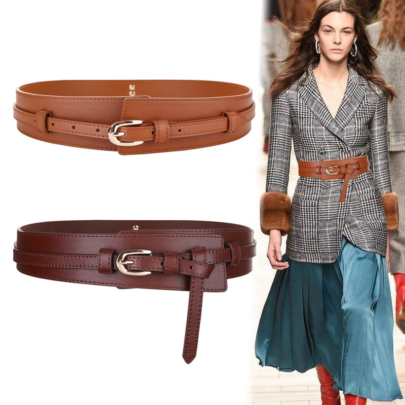 Fashion Wide Cowskin Cummerbund Women&