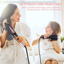 Hair Curler Hair Straightener 2 in 1 Professional Hair Curling Irons 3D Concave and Convex Titanium Plate Dual Voltage Flat Iron