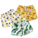 Children Boys Casual Cartoon Print Swimwear Bathing Suit Baby Boys Summer Beach Short Kids Swimming Holiday Beachwear 0-4Y