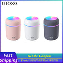 Humidificador portátil VIP USB Ultrasónico Dazzle Cup Aroma Difusor Cool Mist Maker Humidificador de aire Purificador con luz romántica