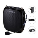 SHIDU 10W Portable Voice Amplifier Wired Microphone Audio Speaker Natural Stereo Sound Loudspeaker for Teacher Megaphone S258