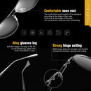 CoolPandas Top Brand Pilot Sonnenbrille Herren Polarisierte Sonnenbrille für Herren 2020 Anti-Glare Driving Oculos lunettes de soleil homme