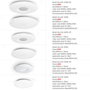 OFFDARKS Smart LED Ceiling Lights WIFI Voice Control APP Control RGB Dimming Bluetooth Speaker Ceiling Lamp Kitchen Living Room