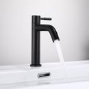 Grifo de lavabo táctil SDSN SUS304 de acero inoxidable, grifo de lavabo de baño frío único con Sensor, grifo de lavabo negro, grifos de Control táctil
