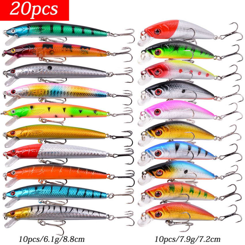 Almighty Mixed Fishing Lure Kits Wobbler Crankbait Swimbait Minnow Hard Baits Spiners Carp Bait Set Fishing Tackle
