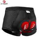 Pantalones cortos de ciclismo x-tiger, almohadilla de Gel 5D mejorada, ropa interior de ciclismo Pro, ropa interior de ciclismo a prueba de golpes, pantalones cortos de bicicleta, ropa interior de bicicleta