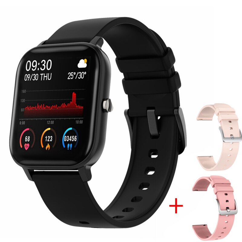 UTELITE P8 Smart Watch Männer Frauen Herzfrequenz IP67 Wasserdicht Full Touch HD Display GTS Band für iPhone Huawei Xiaomi Telefon