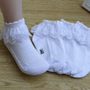 1 bis 12 Jahre Kinder Spitzensocken Mädchen Baumwolle Frühling Herbst Sommer Mesh Prinzessin Short Dance Socken Dünne Kinder Kleinkinder Socken