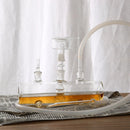 MP5 Tank Dickes Glas Wasserpfeife Tabakpfeife Mini Sheesha Mit Wasserpfeife Duschdiffusor Chicha Narguile Kopfschale Silikonschlauch